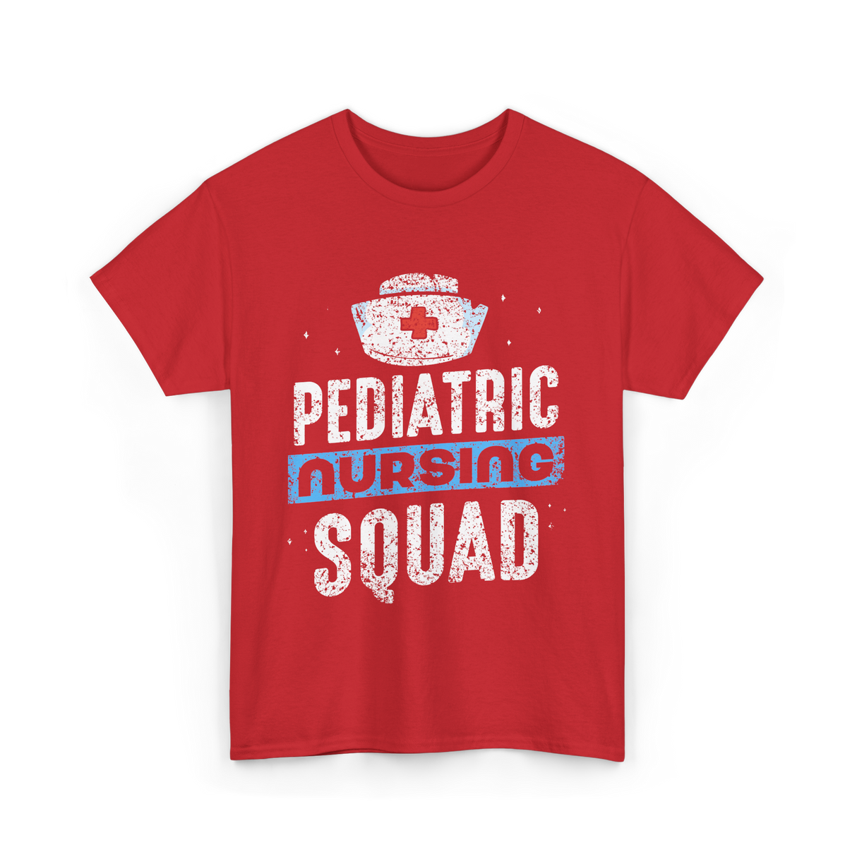 Pediatric Nursing Squad Nurses T-Shirt - Red