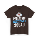 Pediatric Nursing Squad Nurses T-Shirt - Dark Chocolate