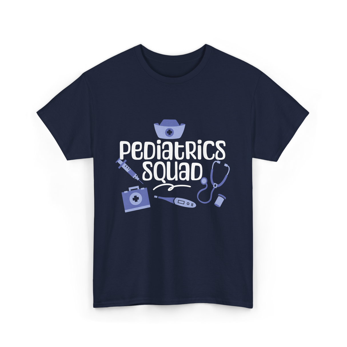 Pediatrics Squad Medical Pediatricians T-Shirt - Navy