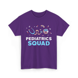 Pediatrics Squad Nurse Pediatrics T-Shirt - Purple