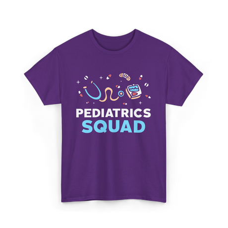 Pediatrics Squad Nurse Pediatrics T-Shirt - Purple