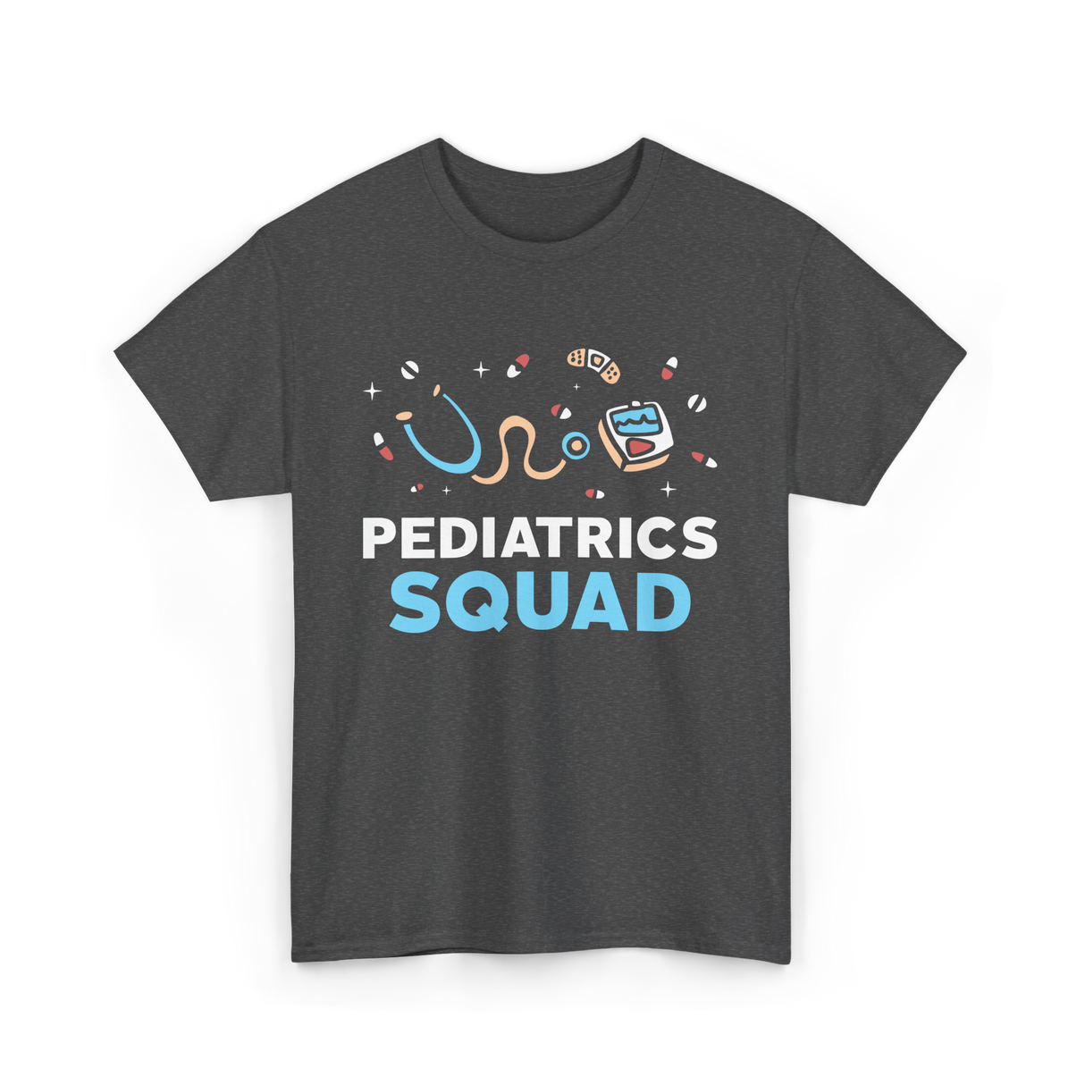 Pediatrics Squad Nurse Pediatrics T-Shirt - Dark Heather