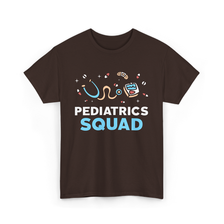 Pediatrics Squad Nurse Pediatrics T-Shirt - Dark Chocolate