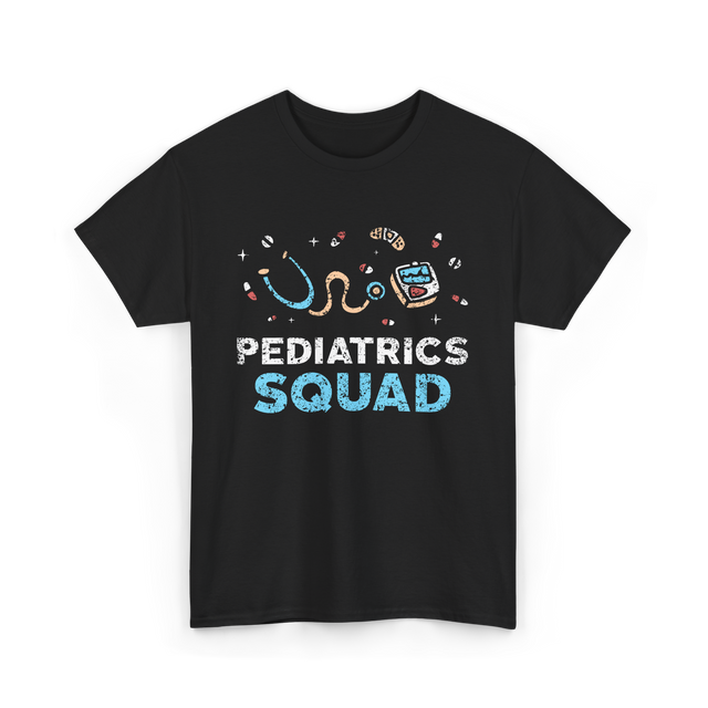 Pediatrics Squad Pediatric Nurse T-Shirt - Black