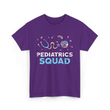 Pediatrics Squad Pediatric Nurse T-Shirt - Purple