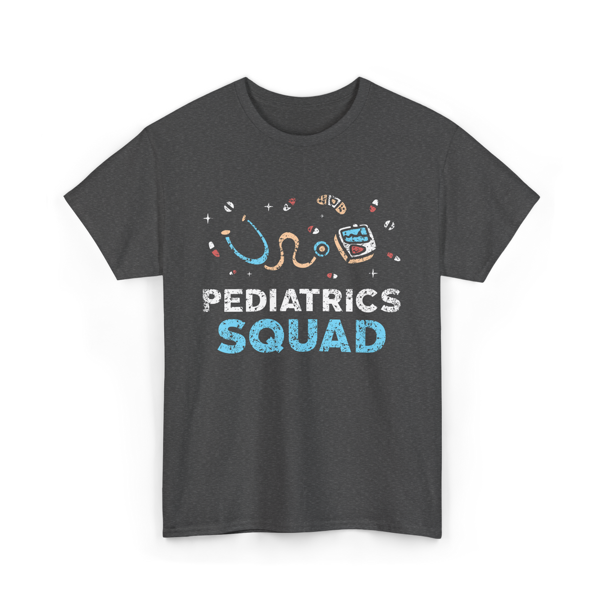 Pediatrics Squad Pediatric Nurse T-Shirt - Dark Heather