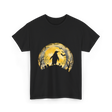 Penguin Halloween Moon Penguin T-Shirt - Black