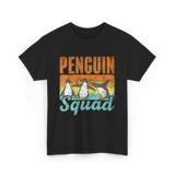 Penguin Squad Penguins Animal Lover T-Shirt - Black