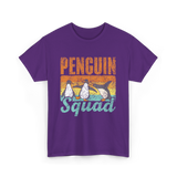 Penguin Squad Penguins Animal Lover T-Shirt - Purple