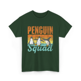 Penguin Squad Penguins Animal Lover T-Shirt - Forest Green