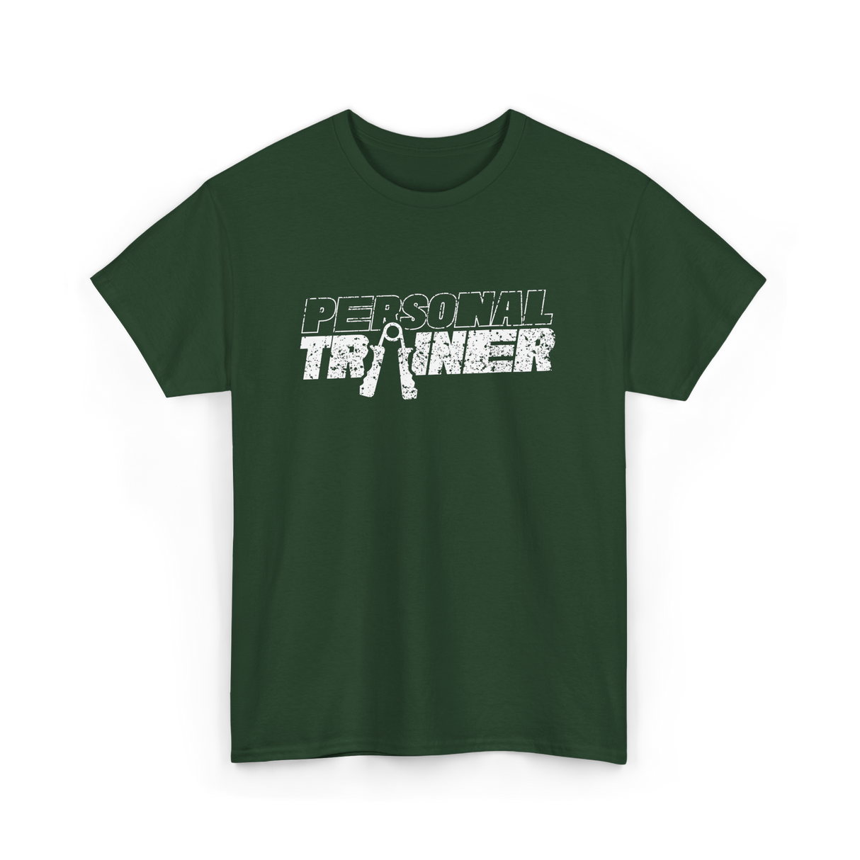 Personal Trainer Fitness Coach T-Shirt - Forest Green