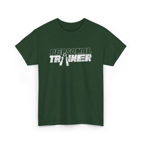 Personal Trainer Fitness Coach T-Shirt - Forest Green