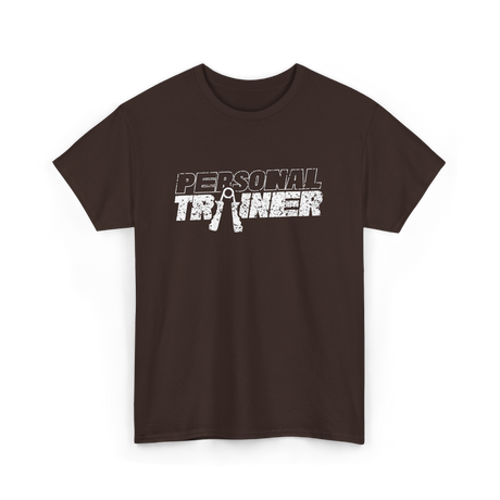 Personal Trainer Fitness Coach T-Shirt - Dark Chocolate