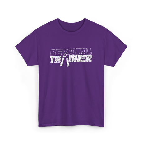 Personal Trainer Fitness Coach T-Shirt - Purple