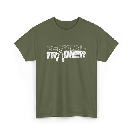 Personal Trainer Fitness Coach T-Shirt - Military Green