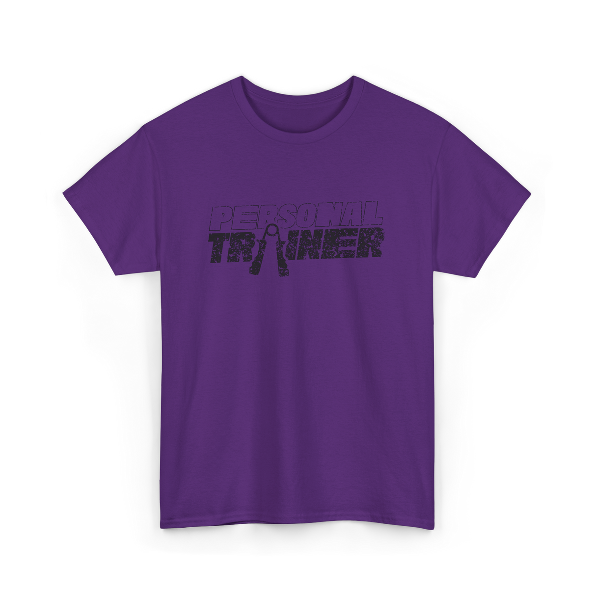 Personal Trainer Workout Fitness Coach T-Shirt - Purple