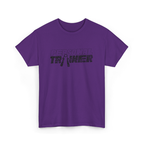 Personal Trainer Workout Fitness Coach T-Shirt - Purple