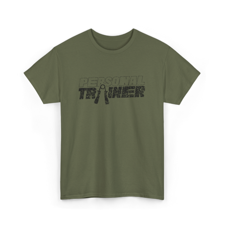 Personal Trainer Workout Fitness Coach T-Shirt - Military Green