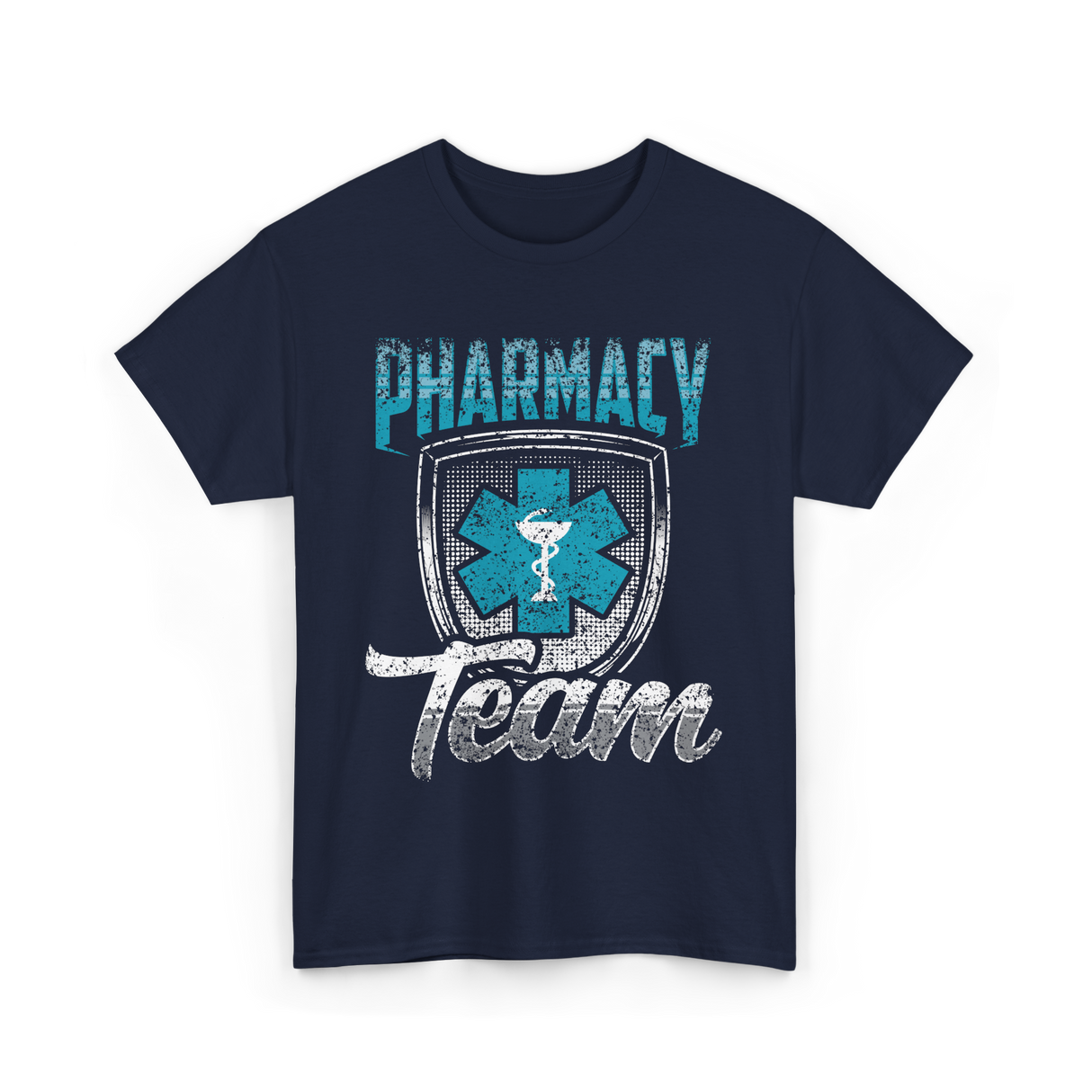 Pharmacy Team Pharmacist Healthcare T-Shirt - Navy