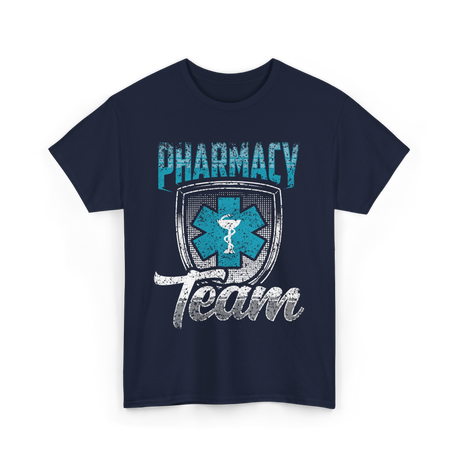 Pharmacy Team Pharmacist Healthcare T-Shirt - Navy