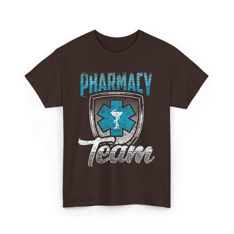 Pharmacy Team Pharmacist Healthcare T-Shirt - Dark Chocolate