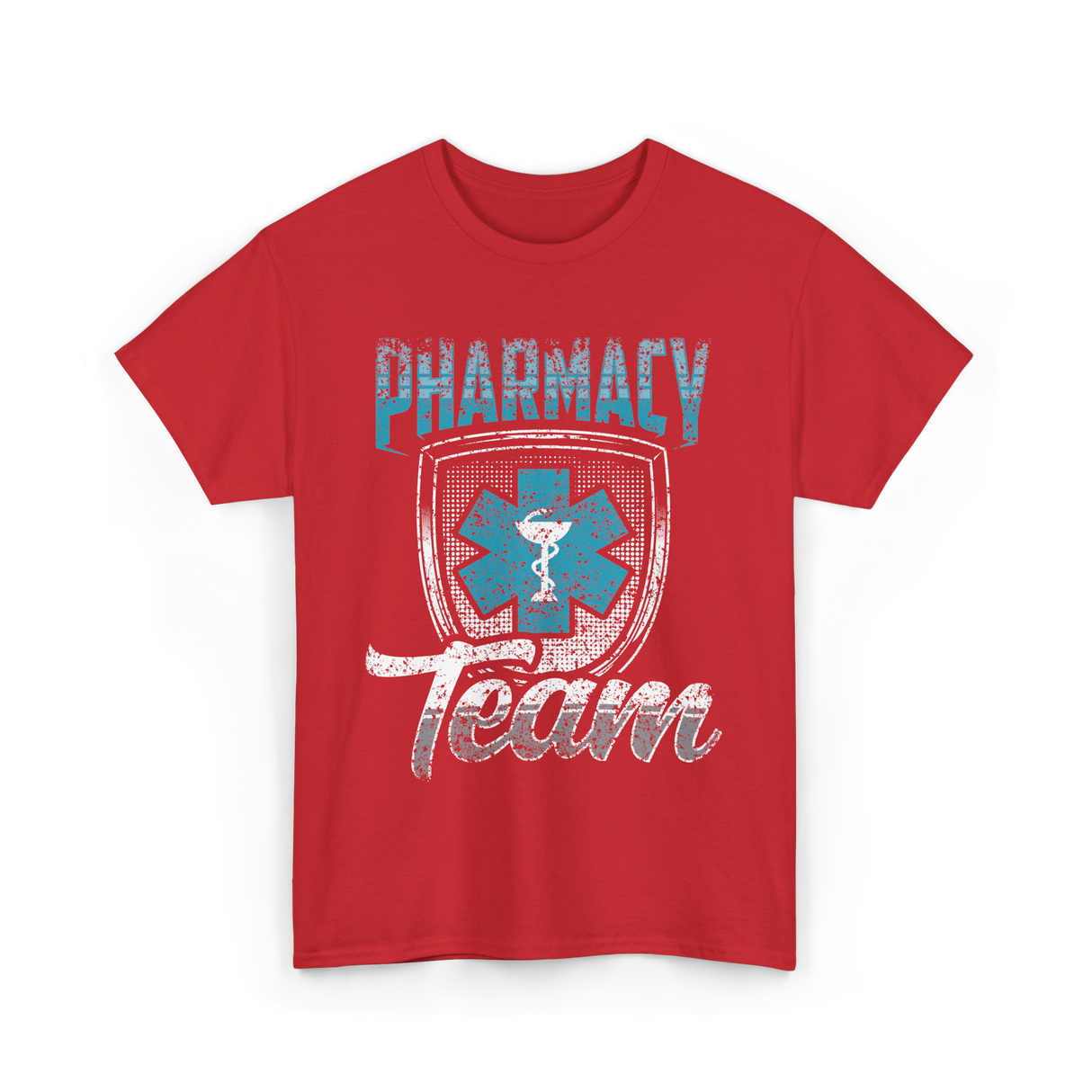 Pharmacy Team Pharmacist Healthcare T-Shirt - Red