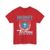 Pharmacy Team Pharmacist Healthcare T-Shirt - Red