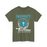 Pharmacy Team Pharmacist Healthcare T-Shirt - Military Green