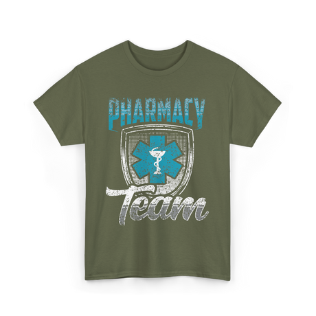 Pharmacy Team Pharmacist Healthcare T-Shirt - Military Green