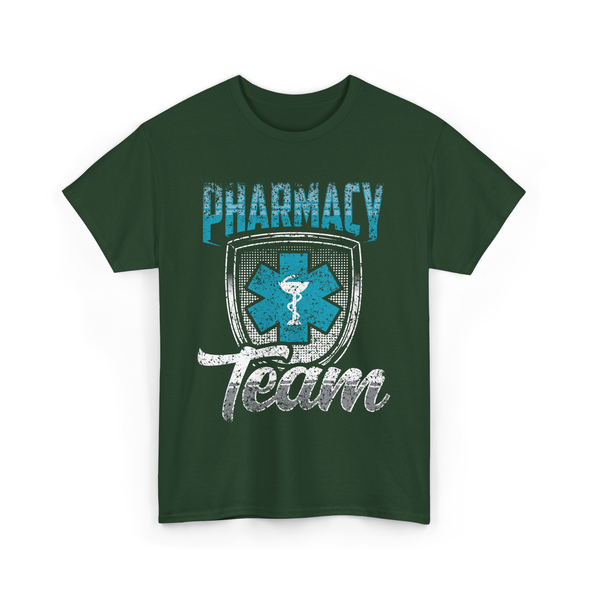 Pharmacy Team Pharmacist Healthcare T-Shirt - Forest Green