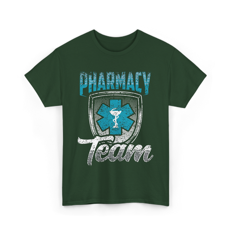 Pharmacy Team Pharmacist Healthcare T-Shirt - Forest Green