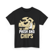 Phish And Chips Hacking Humor T-Shirt - Black