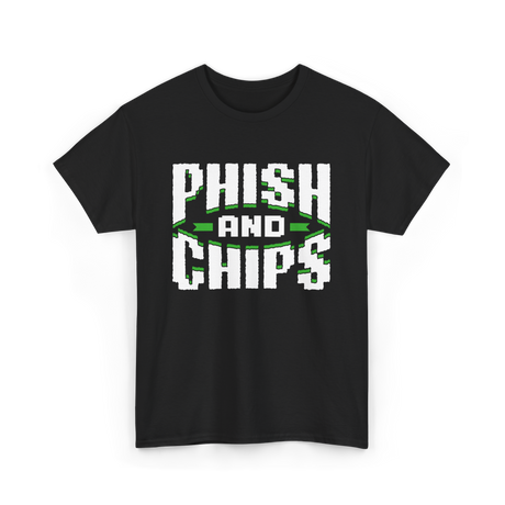 Phish and Chips Hacking T-Shirt - Black