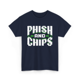 Phish and Chips Hacking T-Shirt - Navy