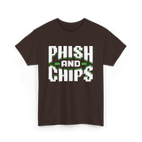 Phish and Chips Hacking T-Shirt - Dark Chocolate