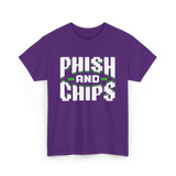 Phish and Chips Hacking T-Shirt - Purple