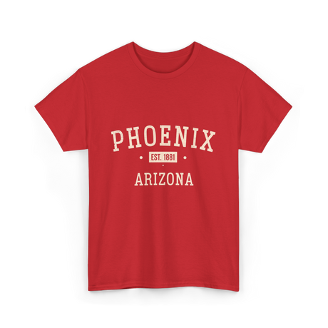 Phoenix Arizona Vintage T-Shirt - Red