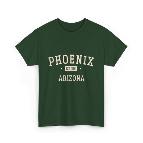 Phoenix Arizona Vintage T-Shirt - Forest Green