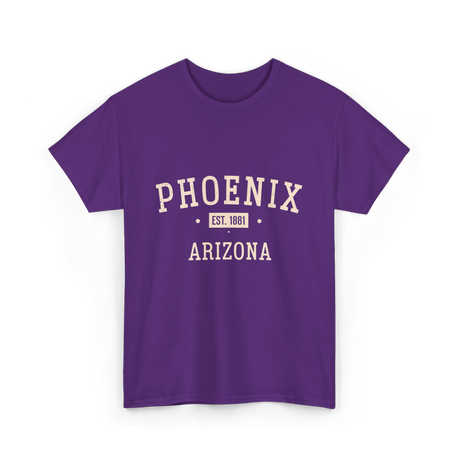 Phoenix Arizona Vintage T-Shirt - Purple
