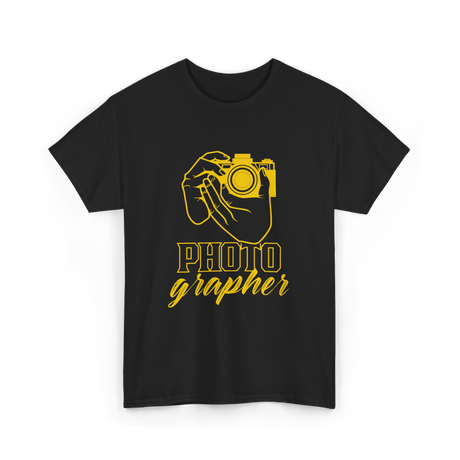 Photo Grapher Photographer Photography T-Shirt - Black