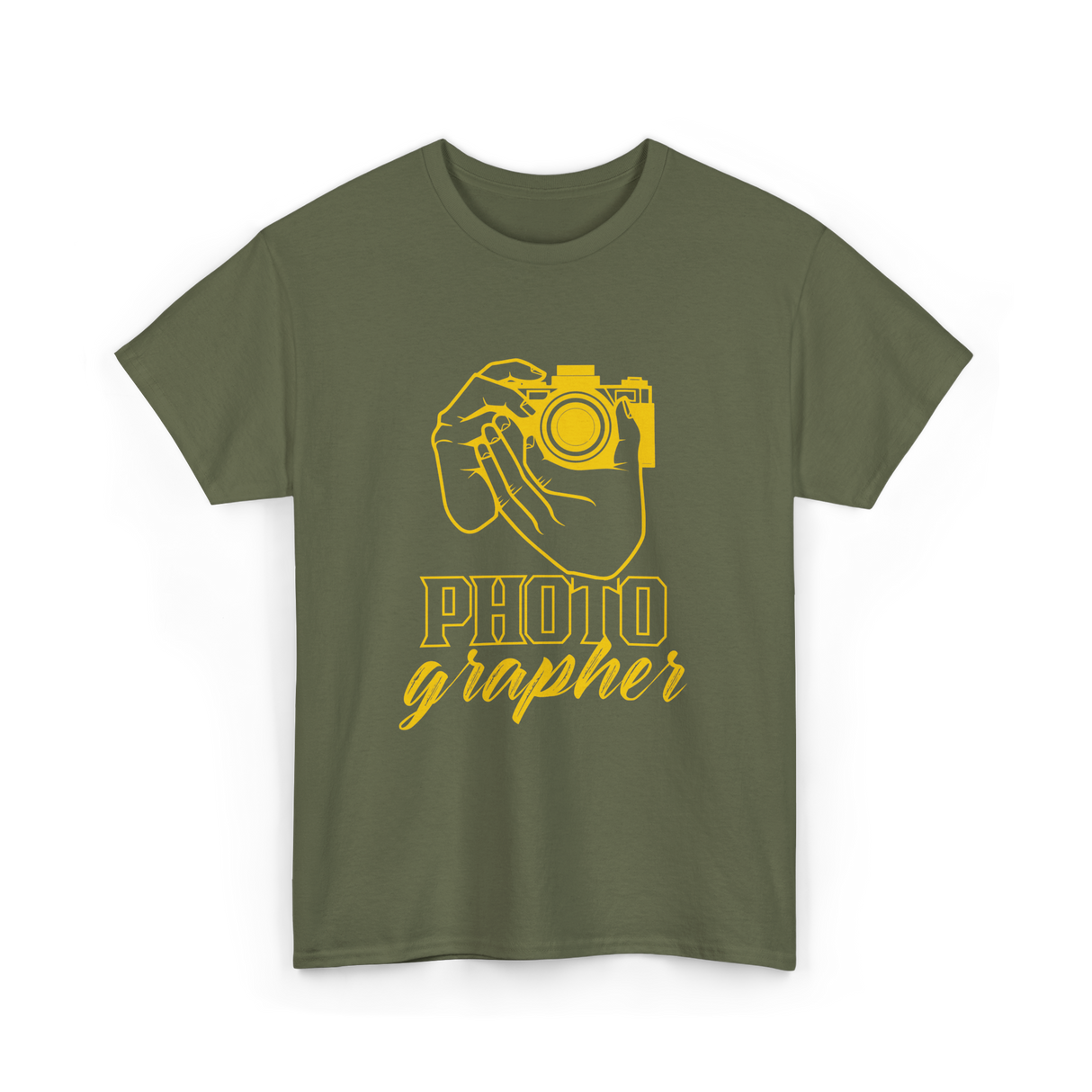 Photo Grapher Photographer Photography T-Shirt - Military Green