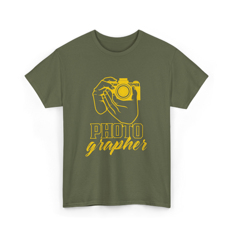 Photo Grapher Photographer Photography T-Shirt - Military Green