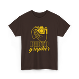 Photo Grapher Photographer Photography T-Shirt - Dark Chocolate