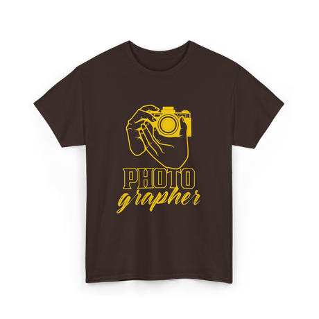 Photo Grapher Photographer Photography T-Shirt - Dark Chocolate