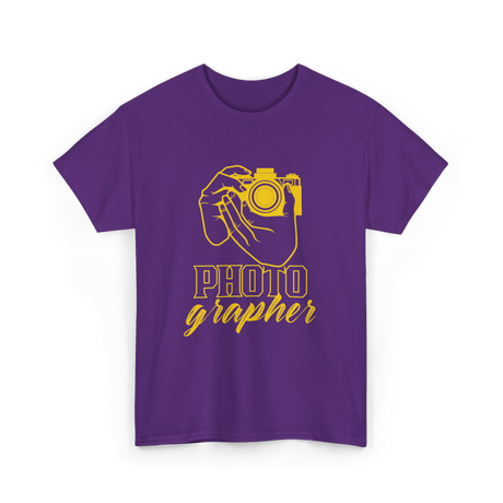 Photo Grapher Photographer Photography T-Shirt - Purple