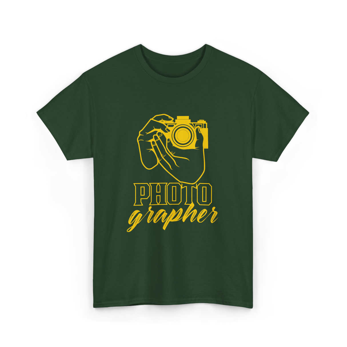 Photo Grapher Photographer Photography T-Shirt - Forest Green