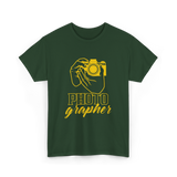 Photo Grapher Photographer Photography T-Shirt - Forest Green