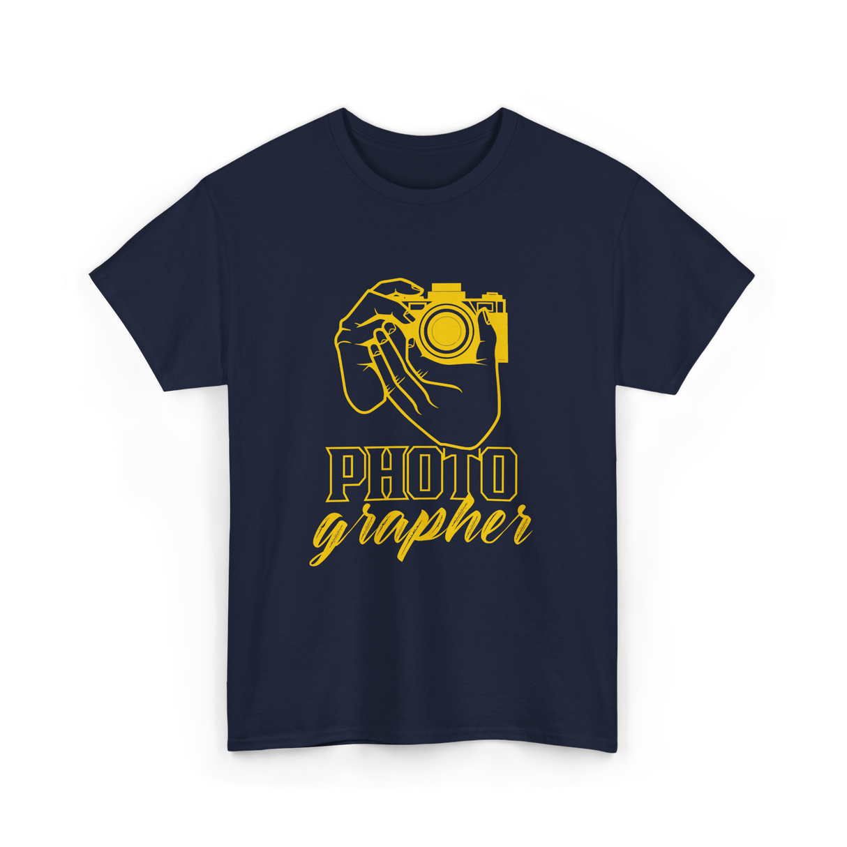 Photo Grapher Photographer Photography T-Shirt - Navy