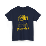 Photo Grapher Photographer Photography T-Shirt - Navy