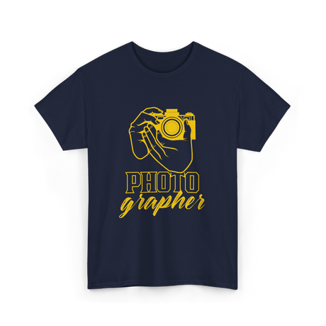 Photo Grapher Photographer Photography T-Shirt - Navy